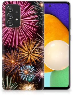 B2Ctelecom Smartphonehoesje Samsung Galaxy A52 (5G/4G) Smartphone hoesje Vuurwerk