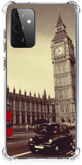 B2Ctelecom Smartphonehoesje Samsung Galaxy A72 4G/5G Telefoon Hoesje met doorzichtige rand Londen City