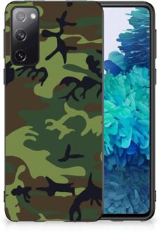 B2Ctelecom Smartphonehoesje Samsung Galaxy S20 GSM Hoesje met Zwarte rand Camouflage