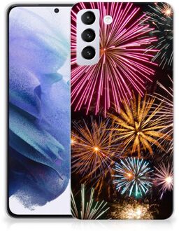 B2Ctelecom Smartphonehoesje Samsung Galaxy S21 Plus Smartphone hoesje Vuurwerk