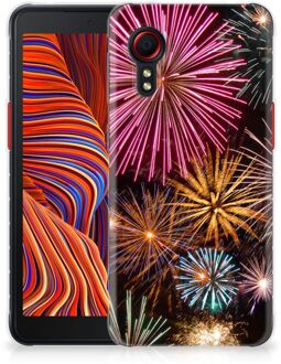 B2Ctelecom Smartphonehoesje Samsung Galaxy Xcover 5 Smartphone hoesje Vuurwerk