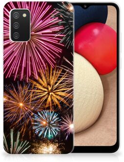 B2Ctelecom Smartphonehoesje Samsung M02s | Samsung Galaxy A02s Smartphone hoesje Vuurwerk