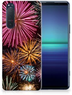 B2Ctelecom Smartphonehoesje Sony Xperia 5II Smartphone hoesje Vuurwerk