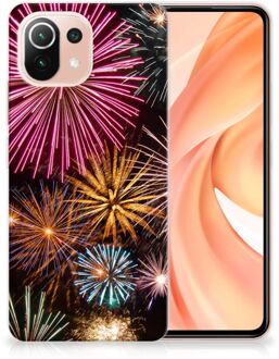 B2Ctelecom Smartphonehoesje Xiaomi Mi 11 Lite Smartphone hoesje Vuurwerk