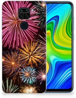 B2Ctelecom Smartphonehoesje Xiaomi Redmi Note9 Smartphone hoesje Vuurwerk