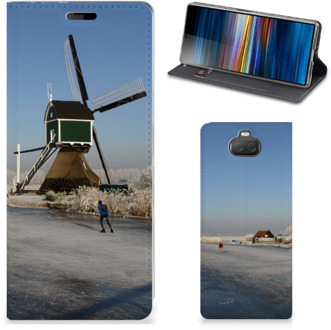 B2Ctelecom Sony Xperia 10 Book Cover Schaatsers Friesland