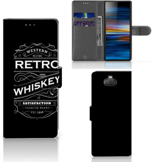 B2Ctelecom Sony Xperia 10 Book Cover Whiskey