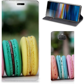 B2Ctelecom Sony Xperia 10 Flip Style Cover Macarons