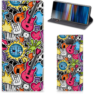 B2Ctelecom Sony Xperia 10 Hippe Standcase Punk Rock