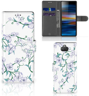 B2Ctelecom Sony Xperia 10 Hoesje Blossom White