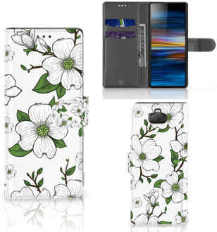 B2Ctelecom Sony Xperia 10 Hoesje Dogwood Flowers