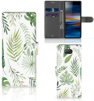 B2Ctelecom Sony Xperia 10 Hoesje Leaves