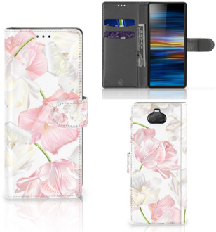 B2Ctelecom Sony Xperia 10 Hoesje Lovely Flowers