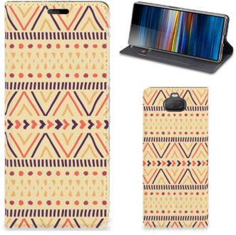 B2Ctelecom Sony Xperia 10 Hoesje met Magneet Aztec Yellow