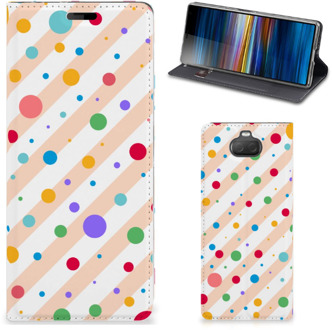 B2Ctelecom Sony Xperia 10 Hoesje met Magneet Dots