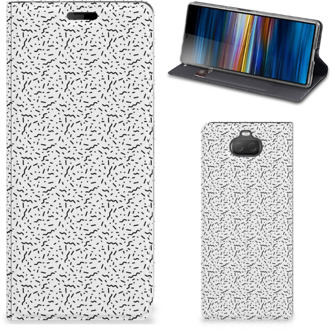 B2Ctelecom Sony Xperia 10 Hoesje met Magneet Stripes Dots