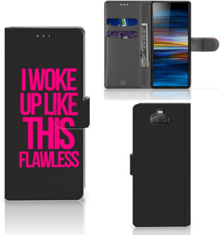 B2Ctelecom Sony Xperia 10 Hoesje met naam Woke Up