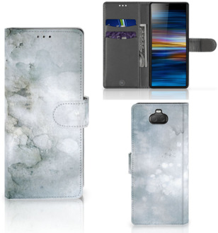 B2Ctelecom Sony Xperia 10 Hoesje Painting Grijs