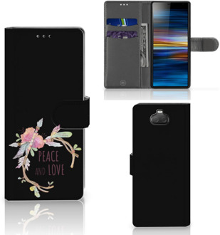 B2Ctelecom Sony Xperia 10 Leuk Hoesje Boho Text