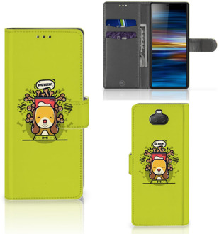 B2Ctelecom Sony Xperia 10 Leuk Hoesje Doggy Biscuit