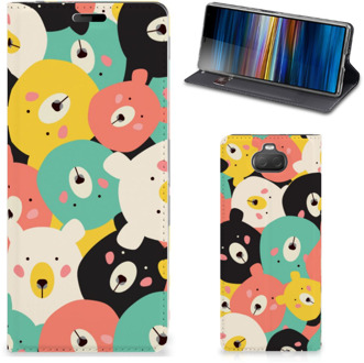 B2Ctelecom Sony Xperia 10 Magnet Case Bears