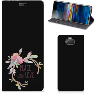 B2Ctelecom Sony Xperia 10 Magnet Case Boho Text