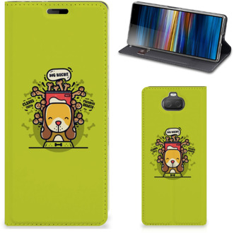 B2Ctelecom Sony Xperia 10 Magnet Case Doggy Biscuit