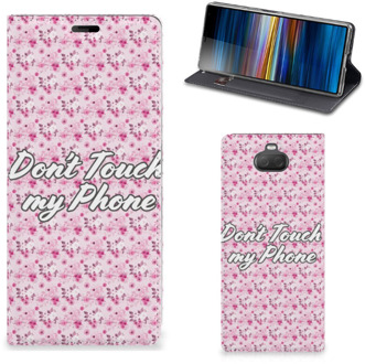 B2Ctelecom Sony Xperia 10 Plus Design Case Flowers Pink DTMP