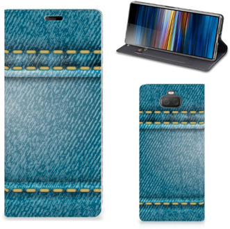 B2Ctelecom Sony Xperia 10 Plus Hippe Standcase Jeans