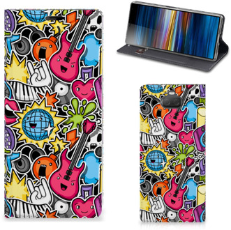 B2Ctelecom Sony Xperia 10 Plus Hippe Standcase Punk Rock