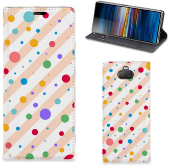 B2Ctelecom Sony Xperia 10 + Hoesje met Magneet Dots