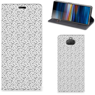 B2Ctelecom Sony Xperia 10 Plus Hoesje met Magneet Stripes Dots