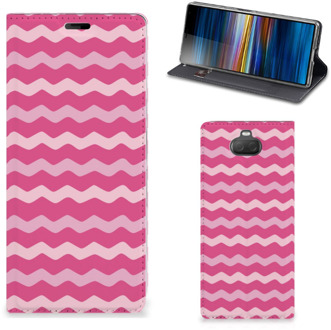 B2Ctelecom Sony Xperia 10 Plus Hoesje met Magneet Waves Pink