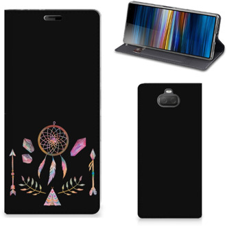 B2Ctelecom Sony Xperia 10 Plus Magnet Case Boho Dreamcatcher