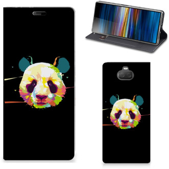 B2Ctelecom Sony Xperia 10 Plus Magnet Case Panda Color