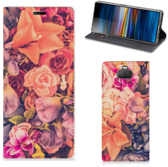 B2Ctelecom Sony Xperia 10 Plus Smart Cover Bosje Bloemen