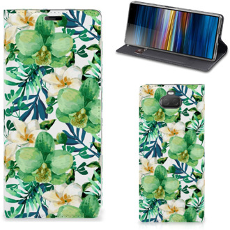 B2Ctelecom Sony Xperia 10 Plus Smart Cover Orchidee Groen