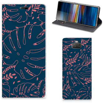 B2Ctelecom Sony Xperia 10 Plus Smart Cover Palm Leaves