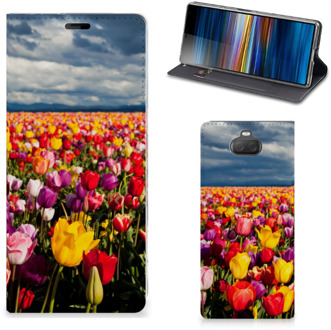 B2Ctelecom Sony Xperia 10 Plus Smart Cover Tulpen