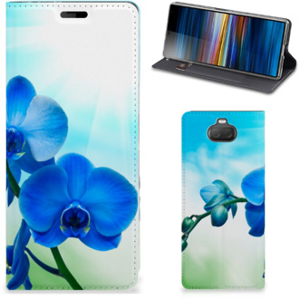 B2Ctelecom Sony Xperia 10 Smart Cover Orchidee Blauw