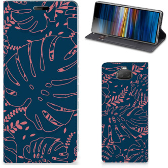 B2Ctelecom Sony Xperia 10 Smart Cover Palm Leaves