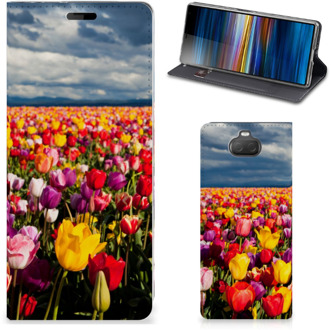 B2Ctelecom Sony Xperia 10 Smart Cover Tulpen