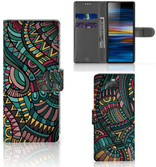 B2Ctelecom Sony Xperia 10 Telefoon Hoesje Aztec