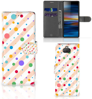 B2Ctelecom Sony Xperia 10 Telefoon Hoesje Dots