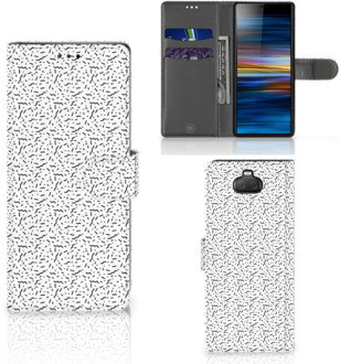 B2Ctelecom Sony Xperia 10 Telefoon Hoesje Stripes Dots