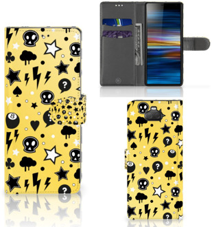 B2Ctelecom Sony Xperia 10 Telefoonhoesje met Naam Punk Yellow