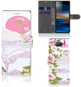 B2Ctelecom Sony Xperia 10 Telefoonhoesje met Pasjes Bird Standing