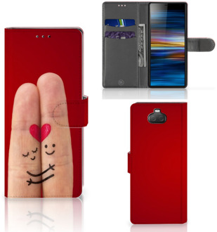 B2Ctelecom Sony Xperia 10 Wallet Case met Pasjes Liefde