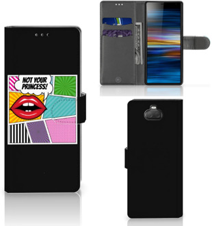 B2Ctelecom Sony Xperia 10 Wallet Case met Pasjes Popart Princess