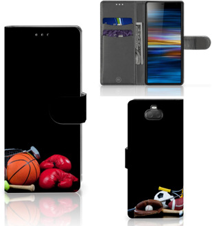 B2Ctelecom Sony Xperia 10 Wallet Case met Pasjes Sports